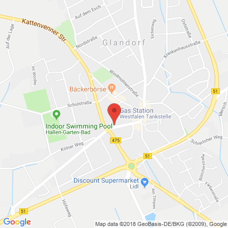 Kartenansicht Westfalen