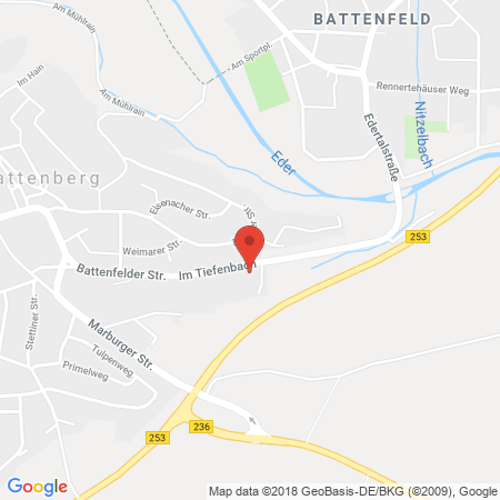 Kartenansicht BFT Autohaus Neussel