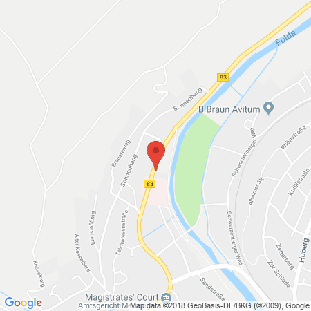 Kartenansicht Honsel
