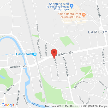 Kartenansicht Calpam