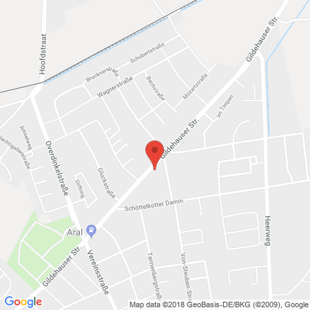 Kartenansicht Agten Freie Tankstelle