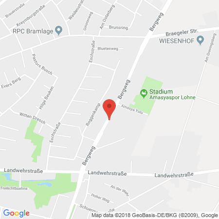 Kartenansicht Fa. Felta Lohne