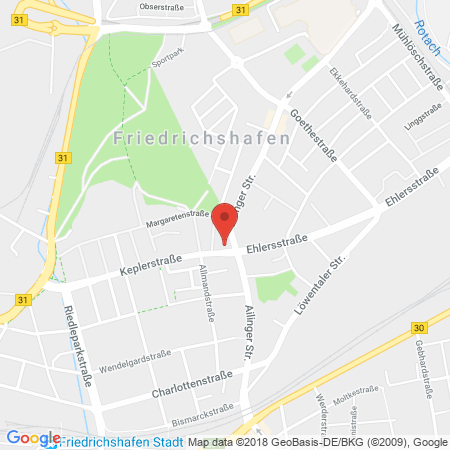 Kartenansicht TINOL Tankstelle