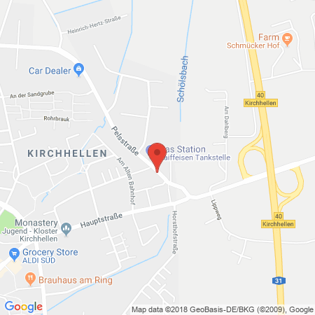 Kartenansicht Tankstelle Kirchhellen