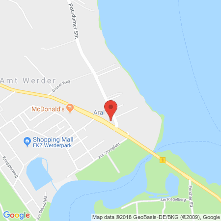 Kartenansicht ARAL