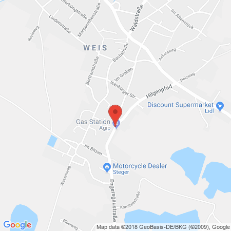 Kartenansicht Agip