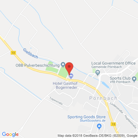 Kartenansicht Tankstelle Zieglmeier