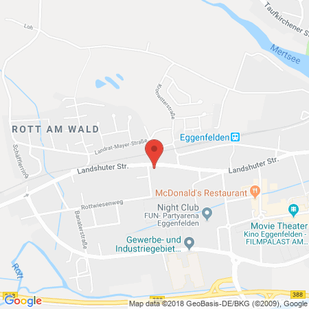 Kartenansicht Rottaler Autohöfe