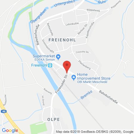 Kartenansicht ARAL