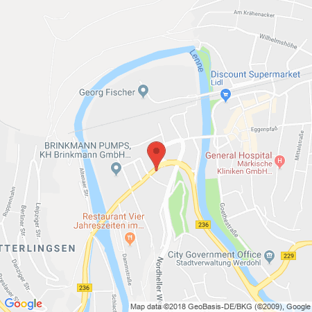 Kartenansicht Westfalen