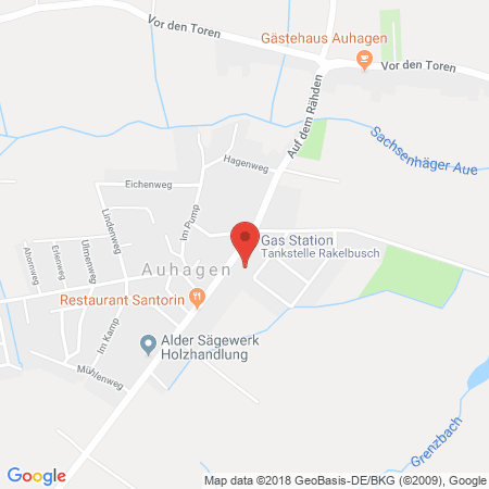 Kartenansicht Rakelbusch