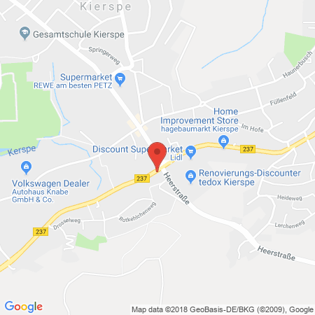Kartenansicht JET