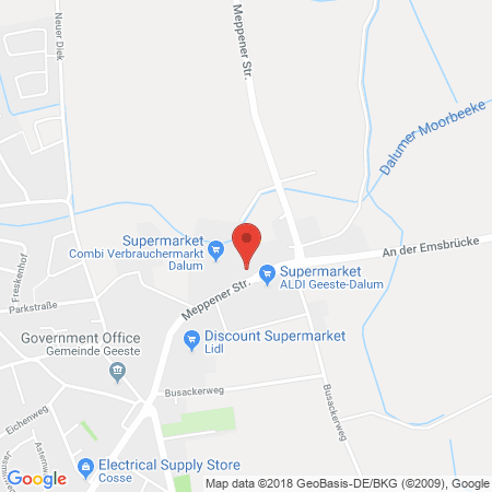Kartenansicht freie Tankstelle