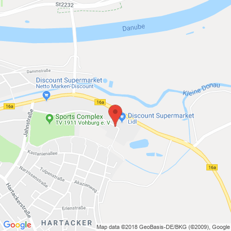 Kartenansicht Auto Ruhfaß GmbH