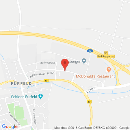 Kartenansicht 24 - Total Autohof Bad Rappenau