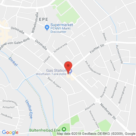 Kartenansicht Westfalen