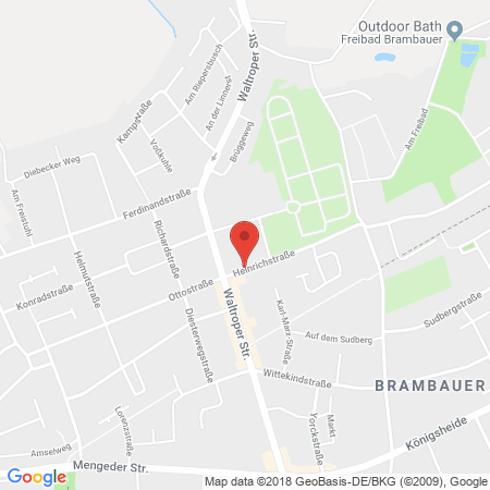 Kartenansicht budget öl