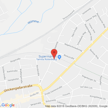 Kartenansicht famila Nordost