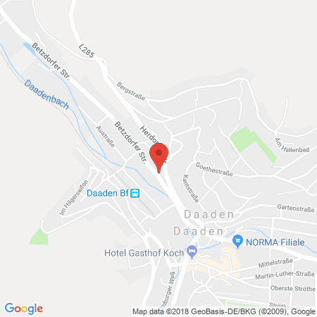 Kartenansicht Calpam