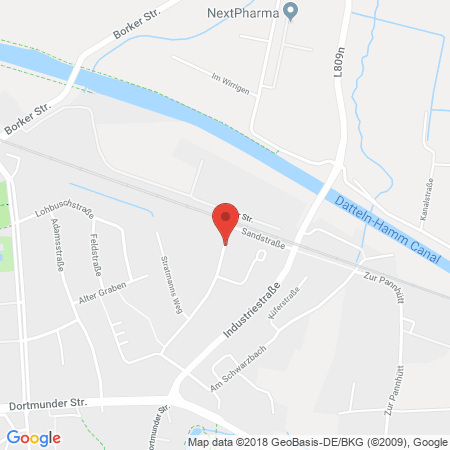 Kartenansicht GASETEAM GmbH & Co. KG