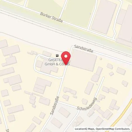 Karte GASETEAM GmbH & Co. KG