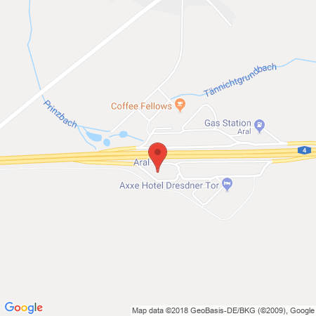 Kartenansicht ARAL
