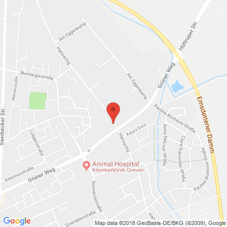 Kartenansicht Tankcenter Greven