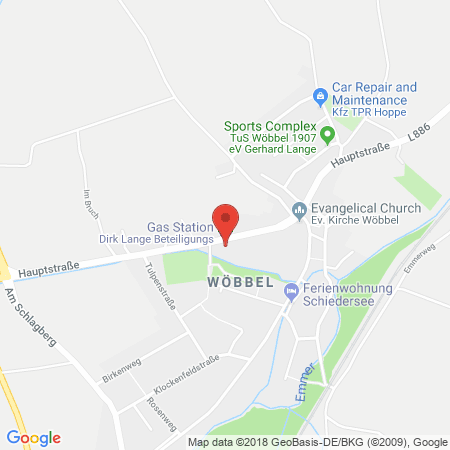 Kartenansicht Frei Tankstelle Lange