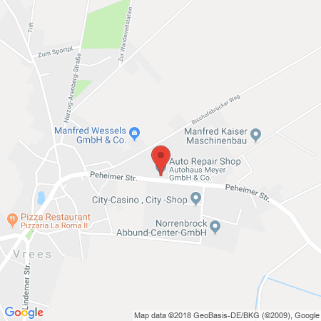 Kartenansicht Freie Tankstelle AH Meyer