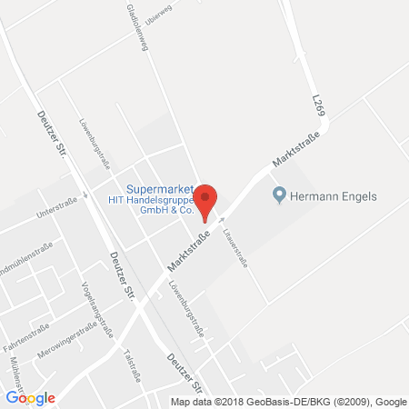 Kartenansicht SB-Tank am HIT (Mundorf Tank)