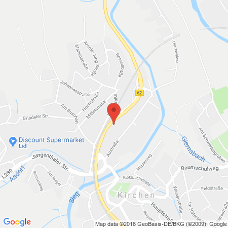 Kartenansicht BELL Oil