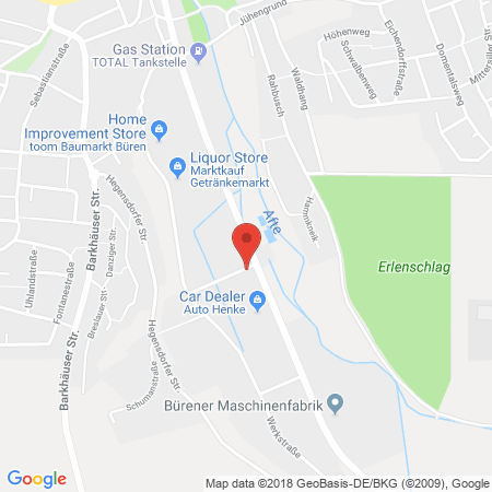 Kartenansicht Tankstelle Spenner & Co. GmbH