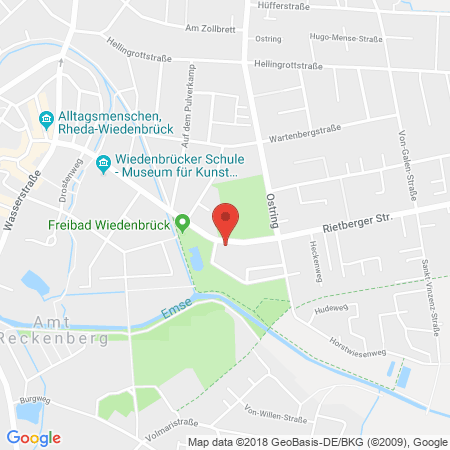 Kartenansicht Tankstelle Lamberjohann