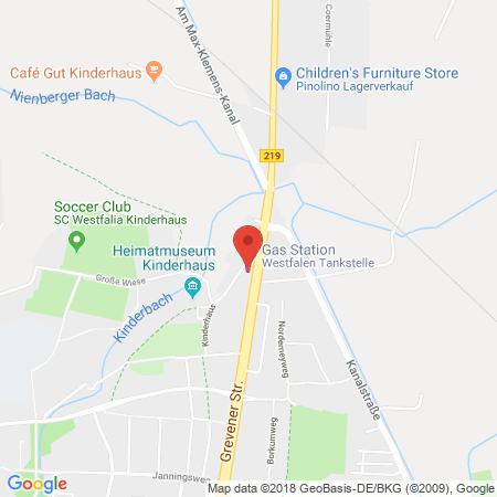 Kartenansicht Westfalen