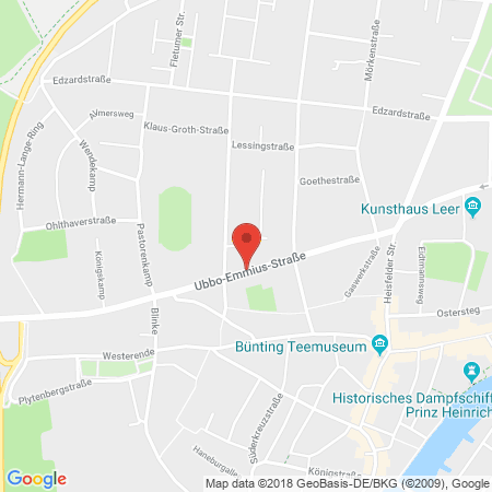 Kartenansicht Ubbo Emmius Tanke