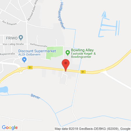 Kartenansicht Westfalen