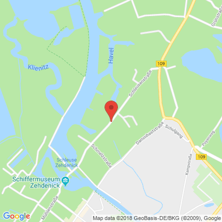 Kartenansicht Klienitz Wasserfreizeit GmbH