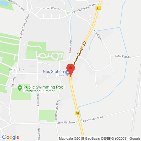 Kartenansicht Esso Station Heseker, Inh. M. Köstler