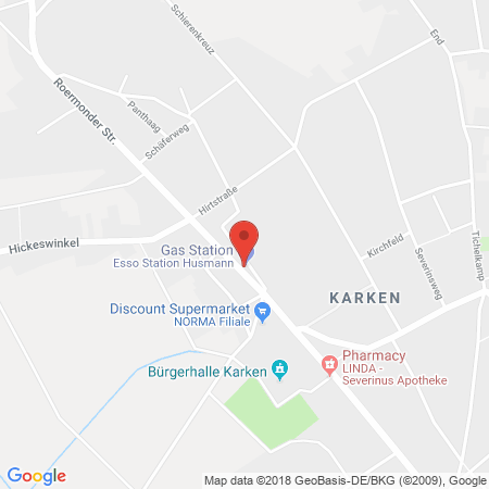 Kartenansicht ESSO