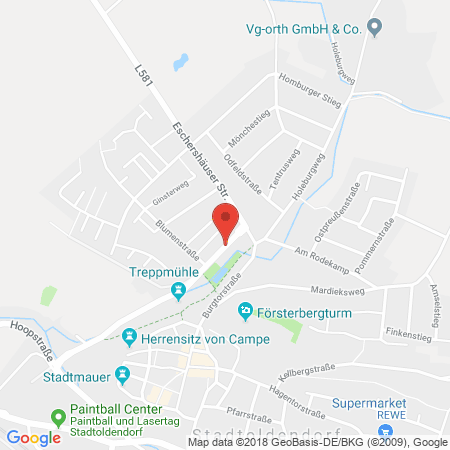 Kartenansicht Tank-Stop KM 2000