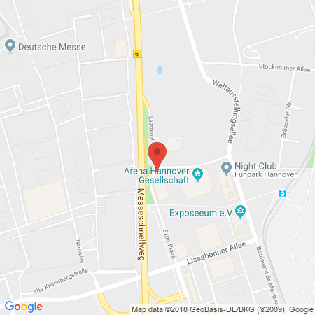 Kartenansicht ARAL