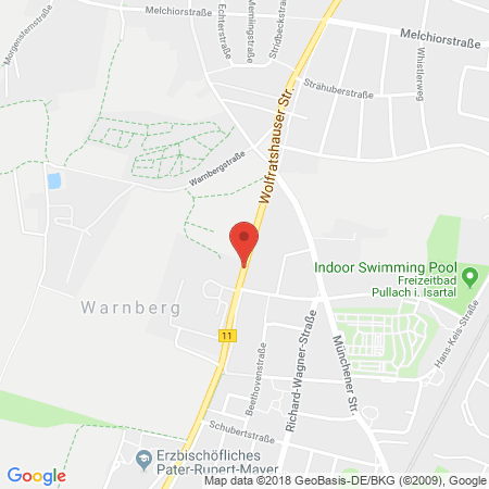 Kartenansicht Supermarkt-Tankstelle