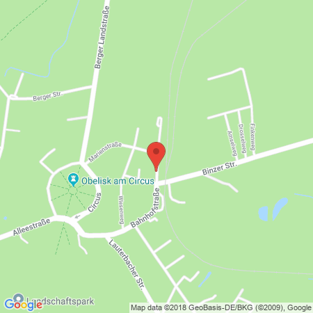 Kartenansicht Freie Tankstelle Putbus