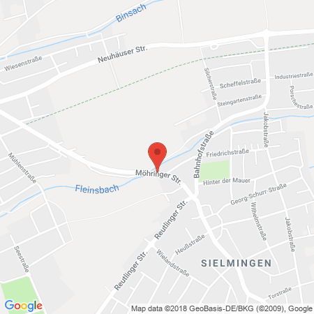 Kartenansicht MTB - Filderstadt Ford-Stauch