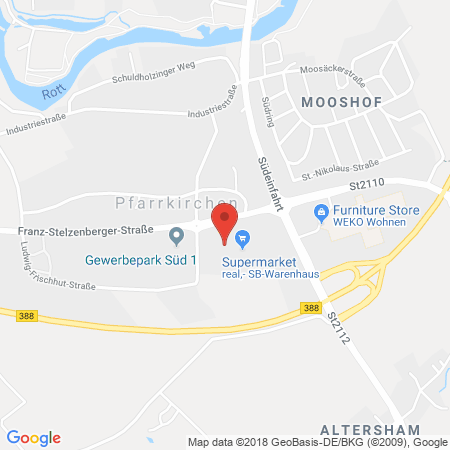 Kartenansicht real-Tankstelle Kurt Eibl