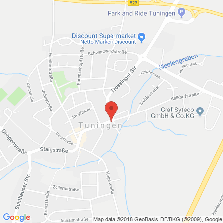 Kartenansicht SB-Tankpunkt