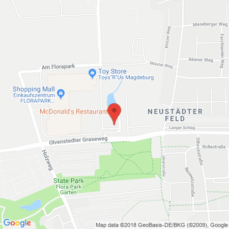 Kartenansicht Flora Park