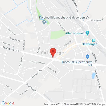 Kartenansicht Freie Tankstelle Schütte