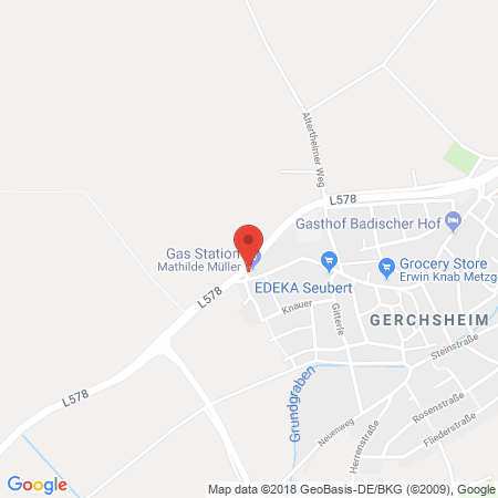 Kartenansicht Tankstelle Müller