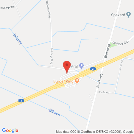 Kartenansicht ARAL